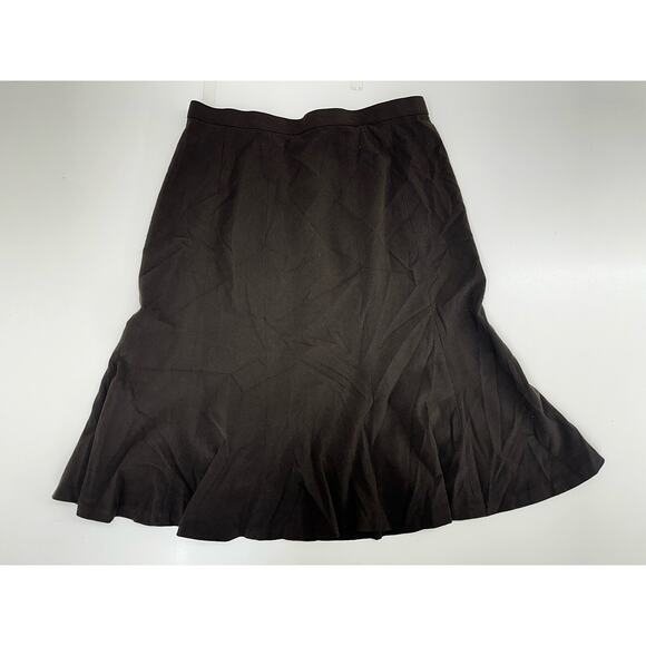 Preswick and Moore Womens Skirt Size 12 Petite Brown - Picture 1 of 10
